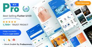 ProKit Flutter – Best Selling Flutter UI Kit