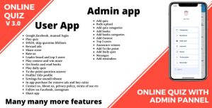 Android Online quiz + User app + Admin app + firebase
