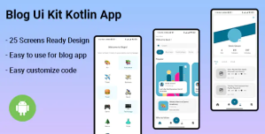 Blog Ui Kit Kotlin Mobile Android App Material Design