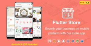Flutter Store ( Ecommerce Mobile App for iOS & Android with same backend )