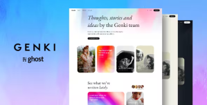 Genki – Magazine Ghost Blog Theme 1.1.5