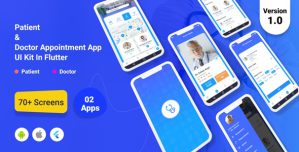 TeleDoc – Patient And Doctor Appointment App UI Kit in Flutter