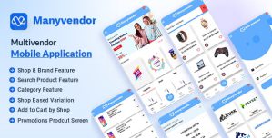 Manyvendor Customer Mobile App – Flutter iOS & Android