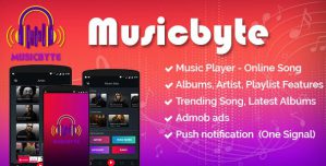 MusicByte (Android) – online Mp3 music player application