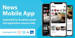 News Mobile Application with Admin Panel | React Native  PHP Laravel