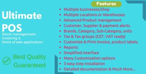 Ultimate POS – Best ERP, Stock Management, Point of Sale  Invoicing application