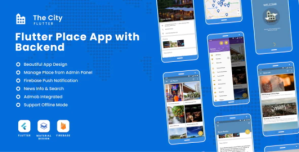 The City Flutter – Place App with Backend