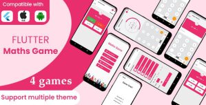 Flutter maths games 4 in 1 with admob ready to publish template