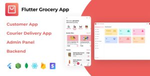 Flutter Grocery App with Admin Panel  Backend