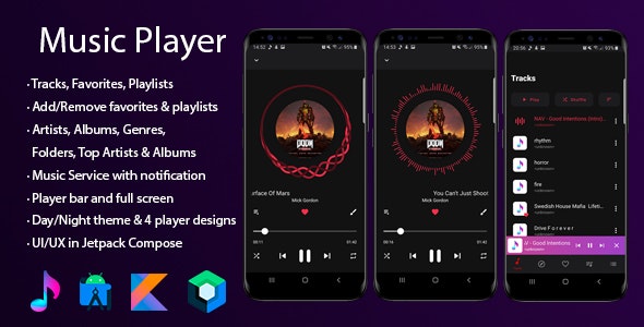 Music player | Android | Jetpack Compose