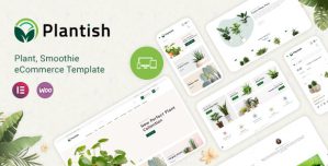 Plantish – Gardening  Houseplants Responsive WooCommerce Theme