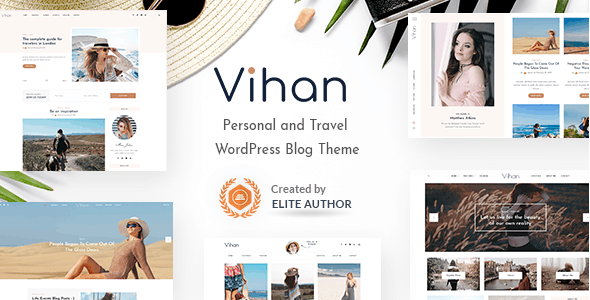Vihan | Personal Travel WordPress Blog Theme