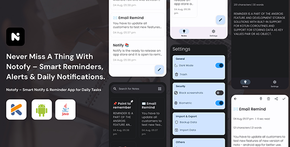 Notofy – Smart Notify Reminder App for Daily Tasks