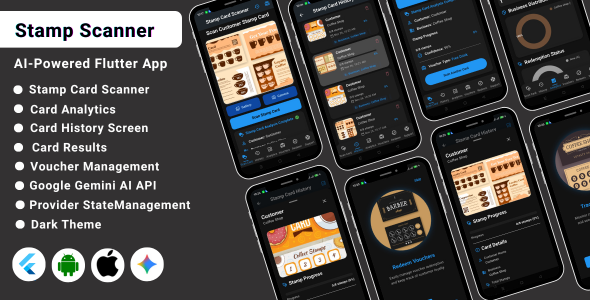 AI-Powered Stamp Scanner Flutter App | Customer Stamp Cards  Voucher Management