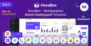 HexaBox – Multipurpose Admin Dashboard Template
