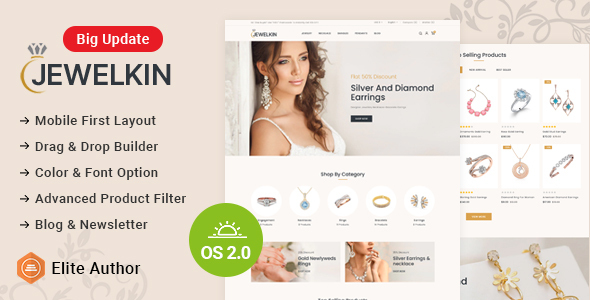 Jewelkin  - Premium Jewellery Store Shopify 2.0 Responsive Theme