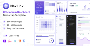 NexLink | CRM Admin Dashboard Bootstrap Template