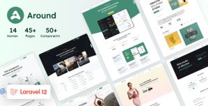 Around – Laravel 12 Multipurpose Landing Template