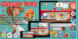 Burger Time – HTML5 Construct Cooking Game