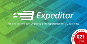 Expeditor – Freight, Logistics, Warehouse  Transportation HTML Template