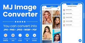MJ Image Converter with AdMob Facebook Ads Android