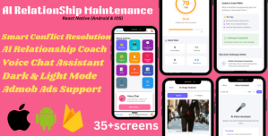 AI Relationship Management App (Android  IOS ) Admob Ready