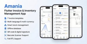 Amania – The Ultimate Flutter Invoice  Inventory Manager