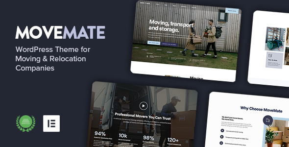 MoveMate – Moving Company WordPress Theme