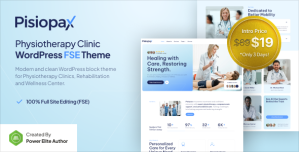 Pisiopax – Physiotherapy Clinic Gutenverse FSE WordPress Block Theme