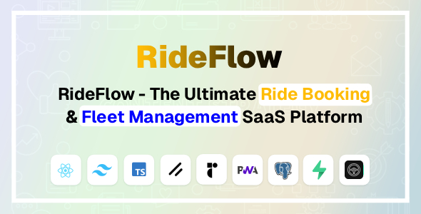 RideFlow - The Ultimate Ride Booking  Fleet Management SaaS Platform