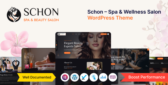 Schon – Spa  Wellness Salon WordPress Theme