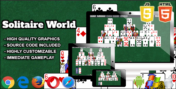 Solitaire World Html5 Card Game
